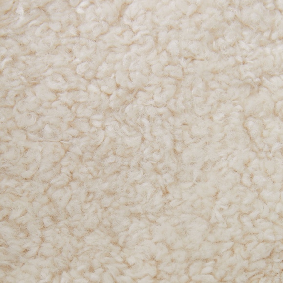 ZARA WHITE CREAM DOUBLE FACED FLEECE SHERPA JACKET - Picture 6 of 6